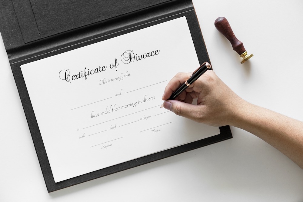 Certificate of Divorce Family Law New Jersey